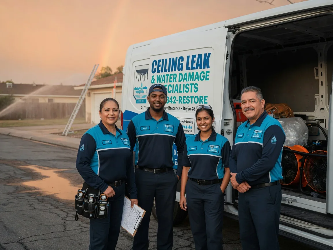 Ceiling Leak Cleanup company in Irvine, PA